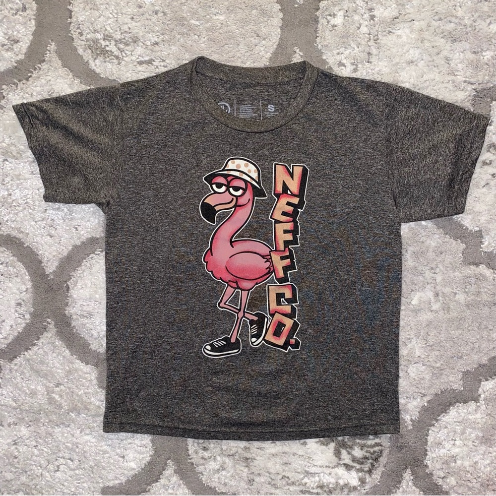 Neff Flamingo Shirt Boys Size Small